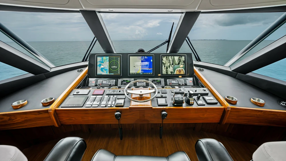Viking 72 Enclosed Bridge Yacht For Sale