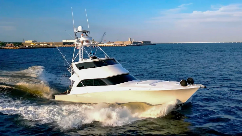Viking 74 Enclosed Bridge Yacht For Sale