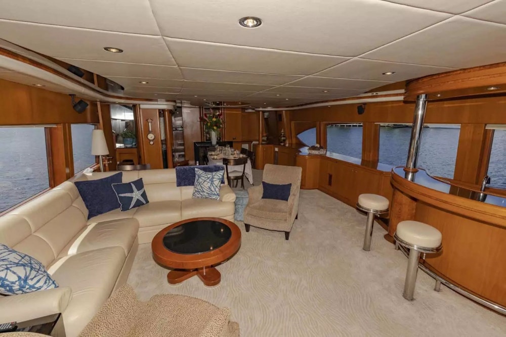 Monte Fino Widebody Skylounge Yacht For Sale