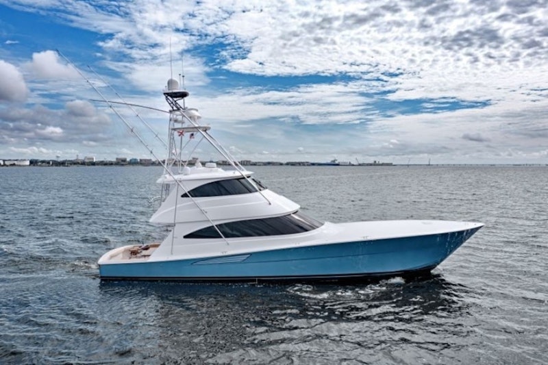 Viking 72 Enclosed Bridge Yacht For Sale
