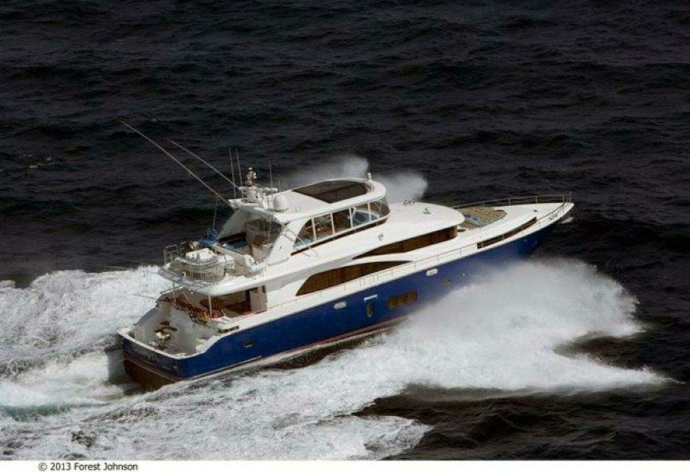Johnson Flybridge w/Fishing Cockpit Yacht For Sale