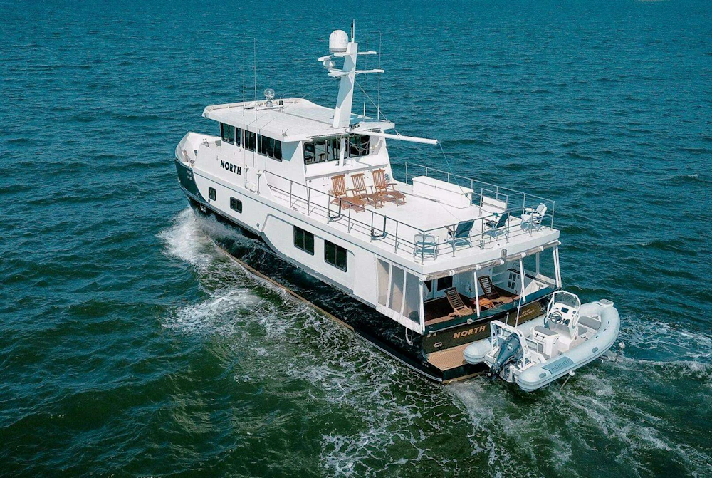 Trawler Custom Aluminum Yacht For Sale