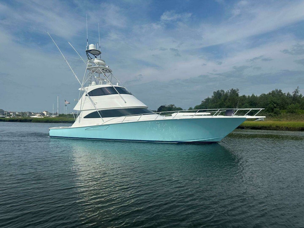 Viking Enclosed Bridge Yacht For Sale