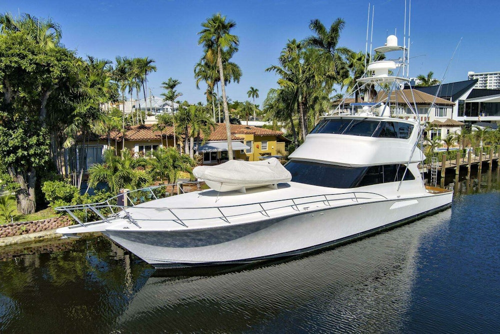 Viking 74 Enclosed Bridge Yacht For Sale