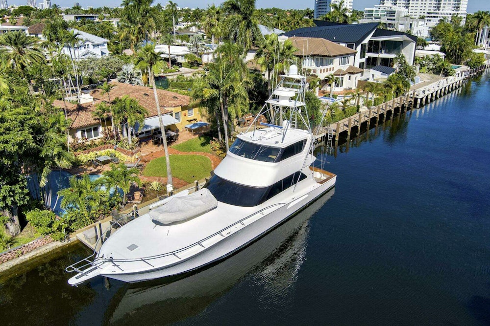 Viking 74 Enclosed Bridge Yacht For Sale