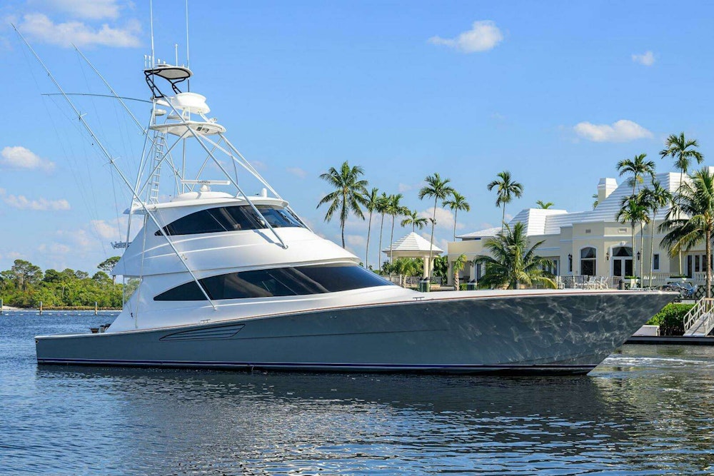 Viking 72 Enclosed Bridge Yacht For Sale