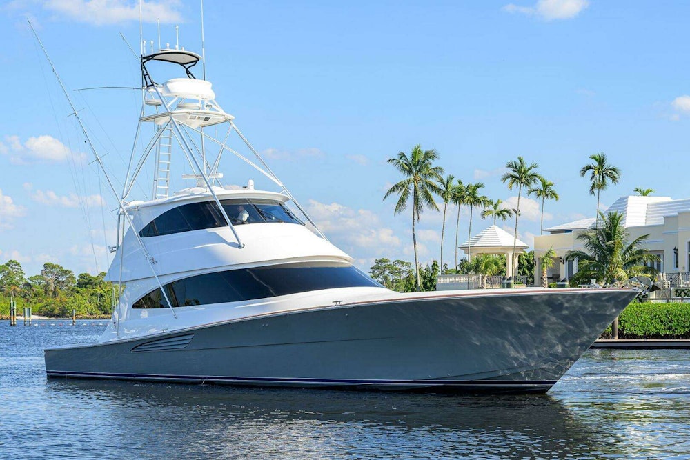 Viking 72 Enclosed Bridge Yacht For Sale