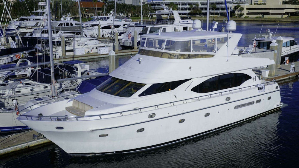 Hargrave Custom 68 open Flybridge Yacht For Sale
