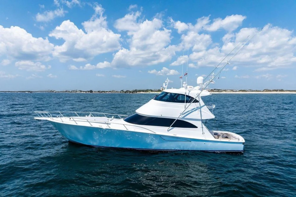 Viking 62 Enclosed Bridge Yacht For Sale