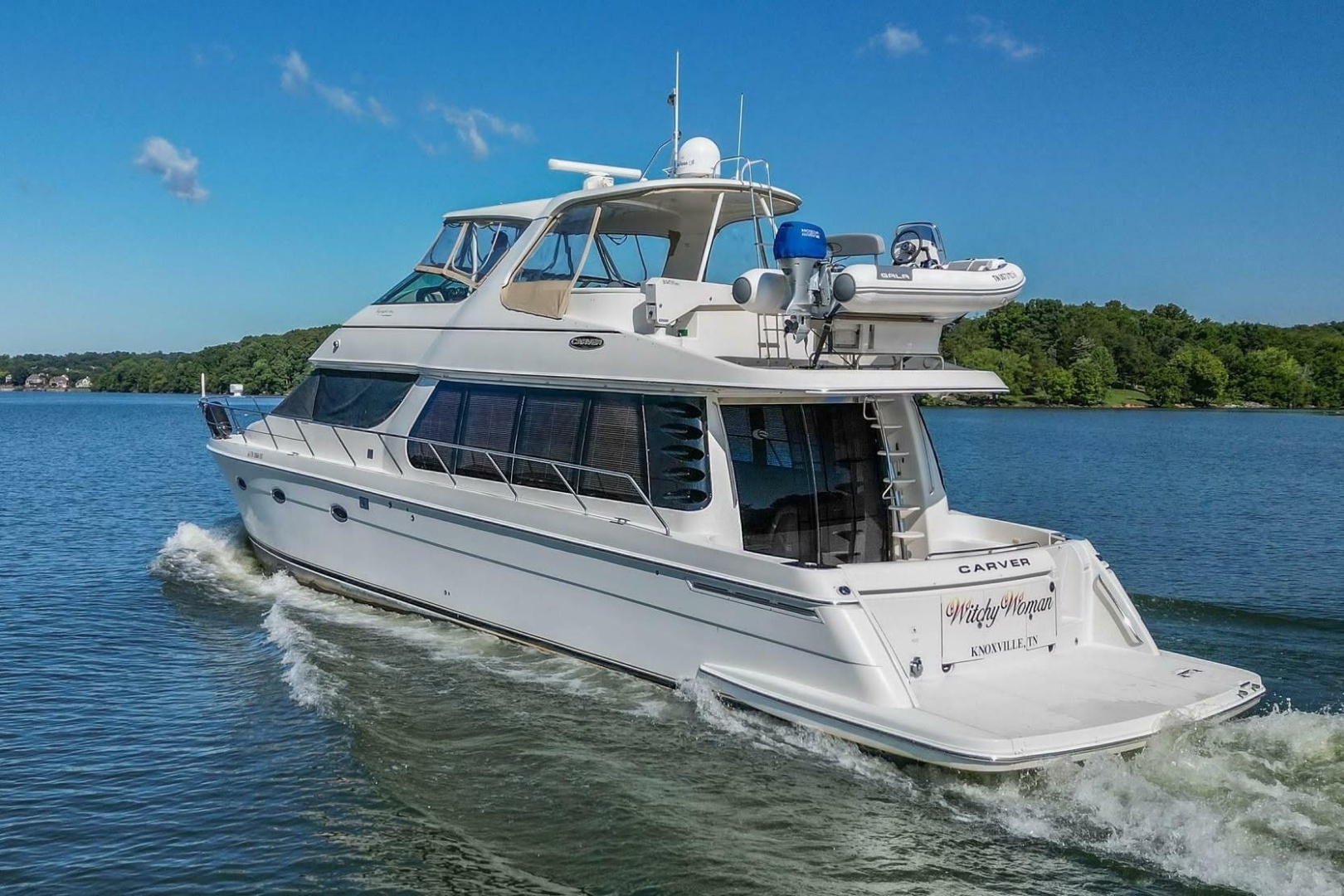 2005 Carver 570 Voyager Pilothouse 57' Yacht For Sale | WITCHY
