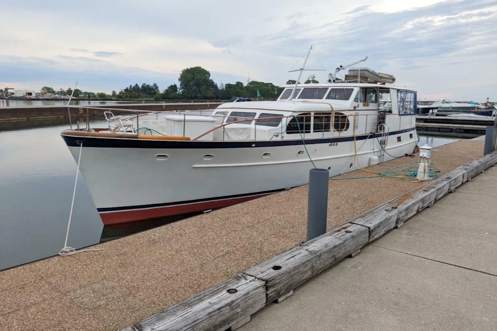 Burger Pilothouse Yacht For Sale