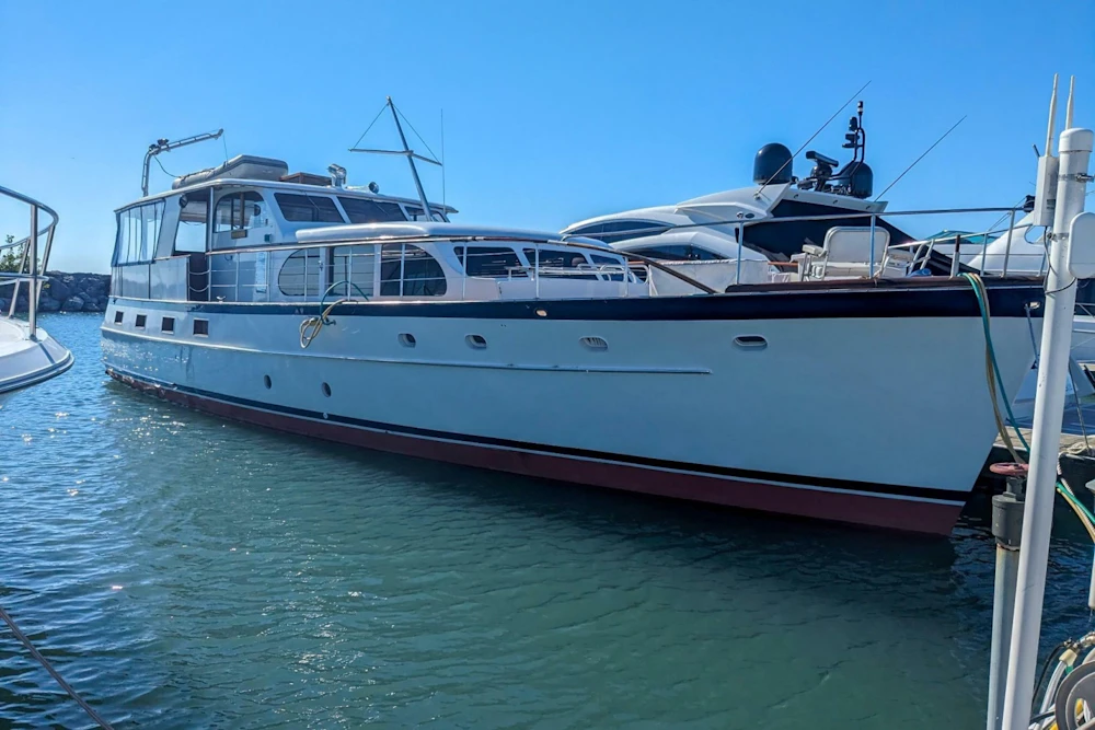 Burger Pilothouse Yacht For Sale