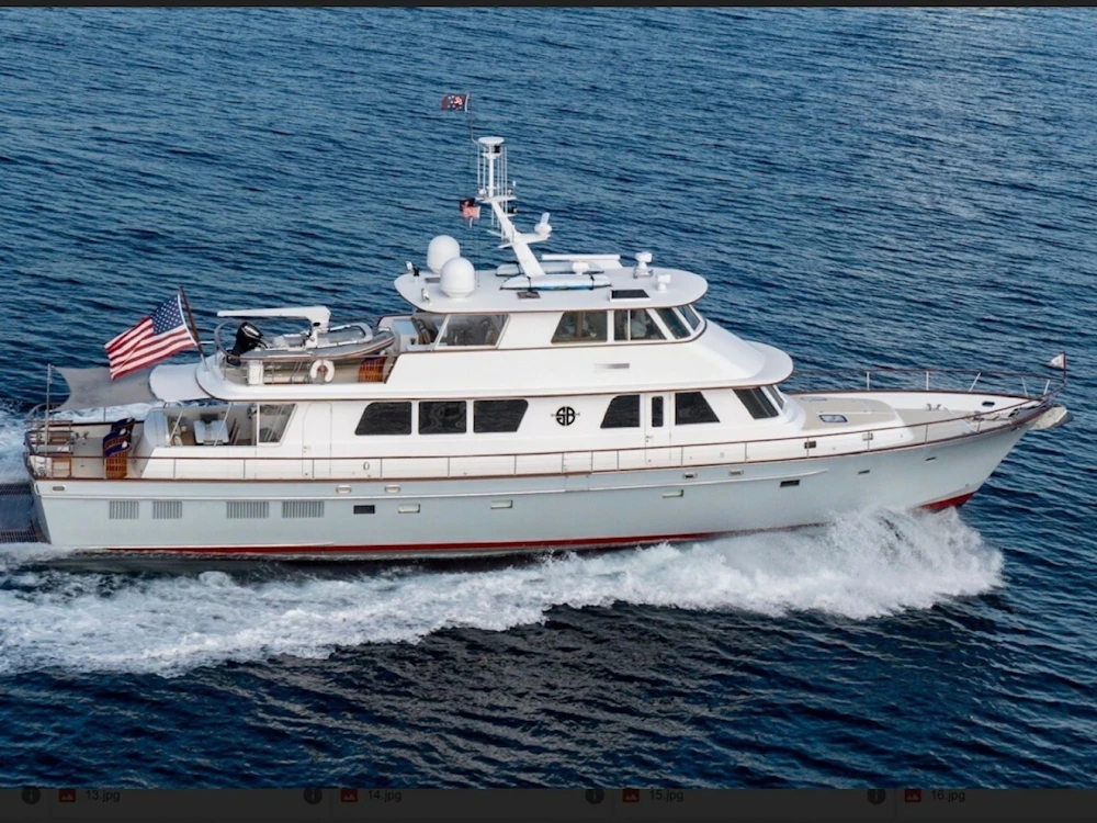 New England Boatworks Enclosed Raised Pilothouse Yacht For Sale