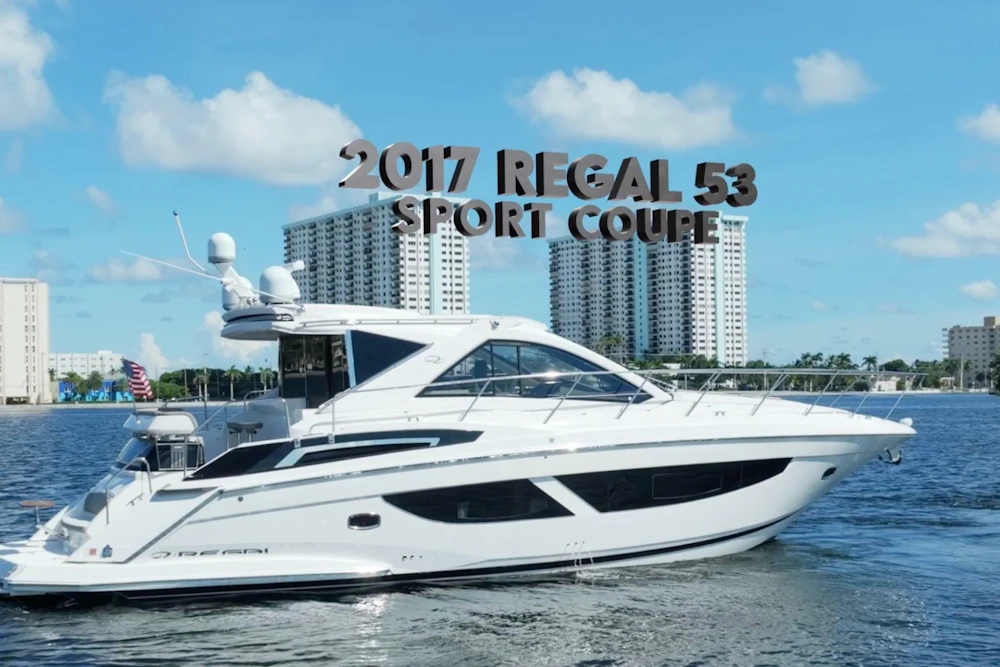Regal 53 Sport Coupe Yacht For Sale