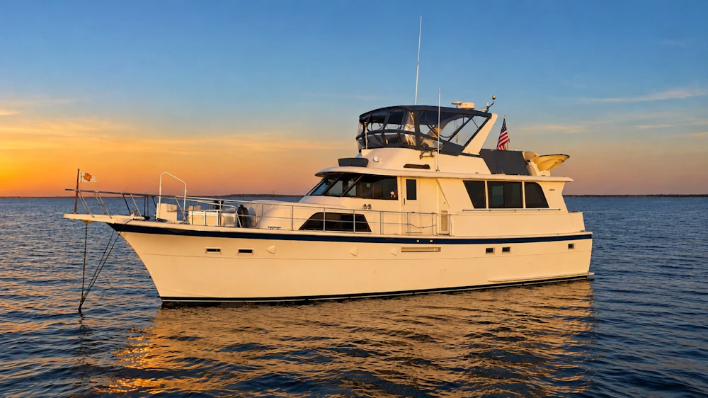 Hatteras 53 Extended Deckhouse Yacht For Sale