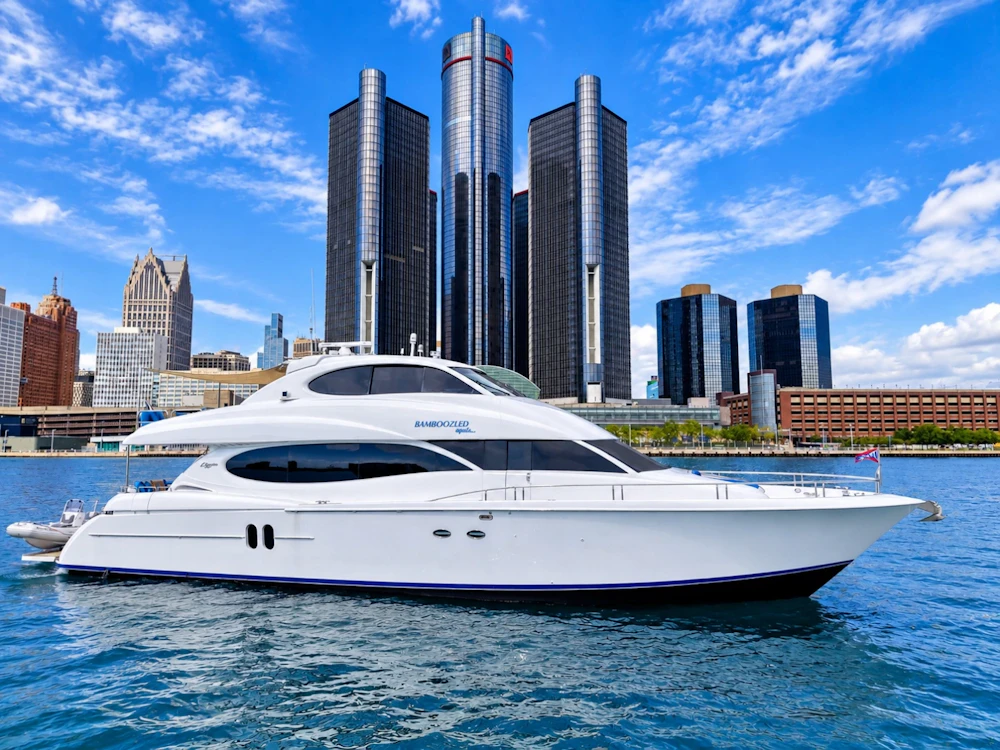 Lazzara Yachts 80 Skylounge Yacht For Sale