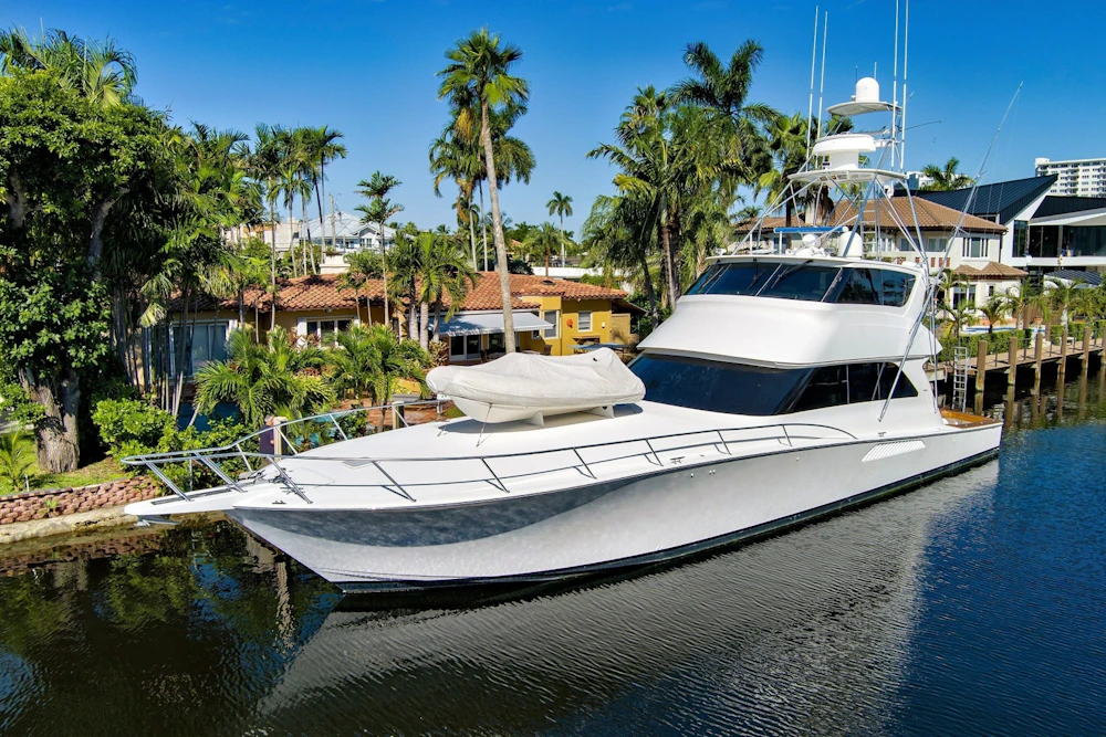 Viking 74 Enclosed Bridge Yacht For Sale