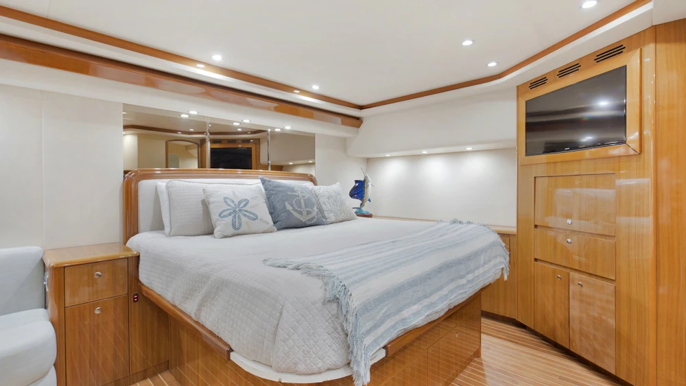 Viking 74 Enclosed Bridge Yacht For Sale