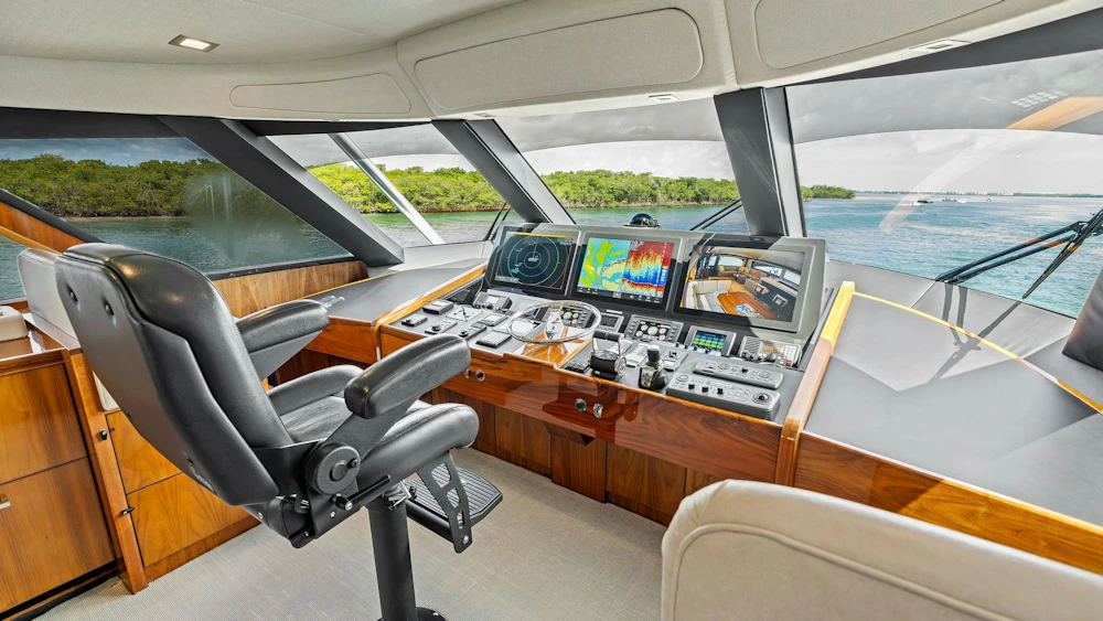 Viking 80 Enclosed Bridge Yacht For Sale