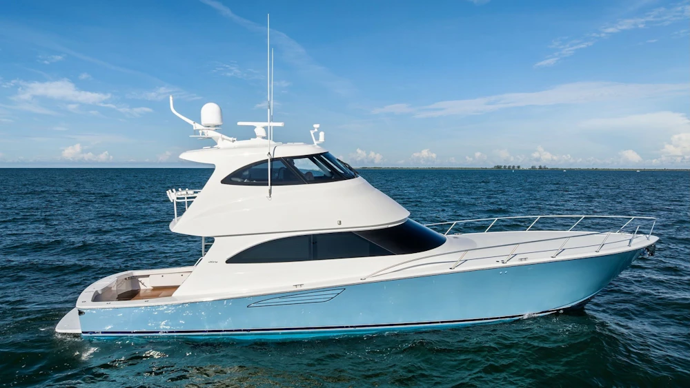 Viking 62 Enclosed Bridge Yacht For Sale