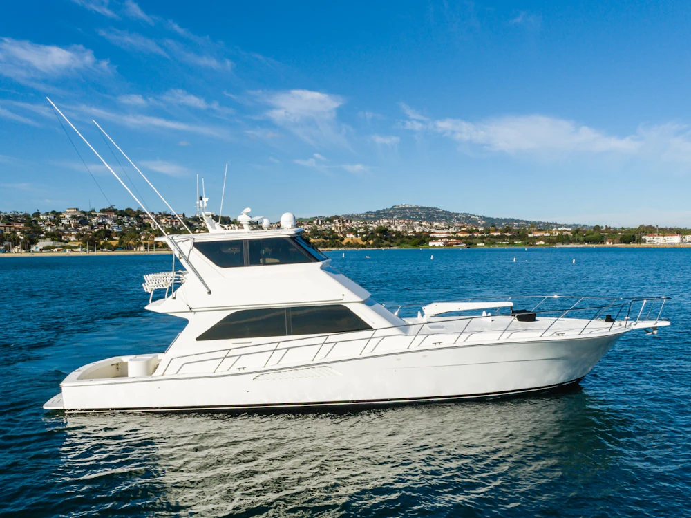 Viking Enclosed Bridge Yacht For Sale