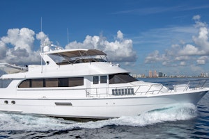 Picture Of: 75' Hatteras Cockpit Motor Yacht 2000 Yacht For Sale | 1 of 59