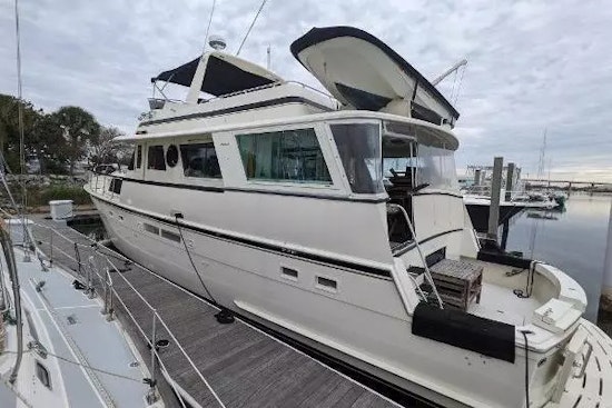 Hatteras 63 Cockpit Motoryacht Yacht For Sale