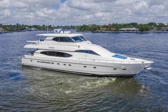 Monte Fino Widebody Skylounge Yacht For Sale