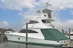 Viking 80 Enclosed Skybridge Yacht For Sale