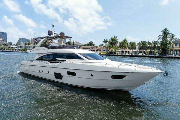 2015 Ferretti Yachts 690 69' Yacht For Sale | BLUE ABALONE