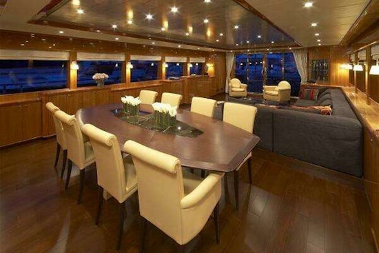 Johnson 110' Flybridge w/On-Deck Master Yacht For Sale