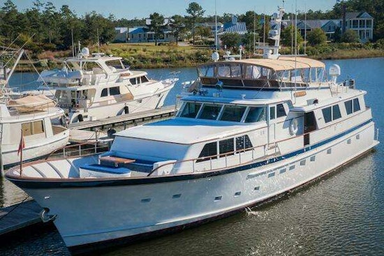 Burger Raised Pilothouse Yacht For Sale