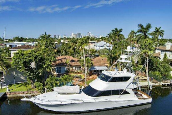 Viking 74 Enclosed Bridge Yacht For Sale