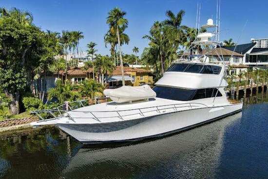 Viking 74 Enclosed Bridge Yacht For Sale