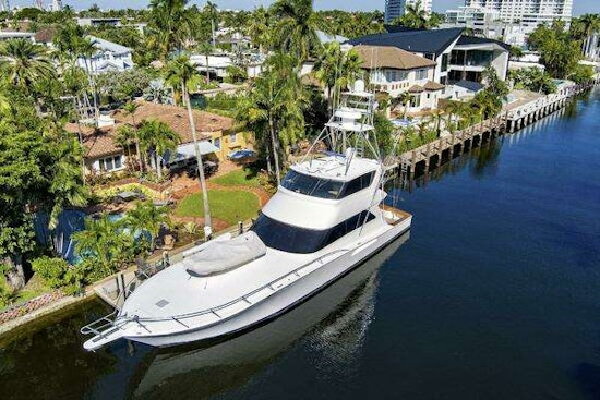 Viking 74 Enclosed Bridge Yacht For Sale