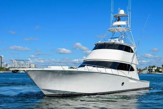 Viking Enclosed Bridge Yacht For Sale