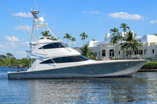 Viking 72 Enclosed Bridge Yacht For Sale