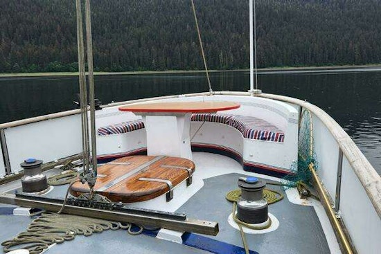 Custom Thackwray Pilothouse Motorsailer Yacht For Sale