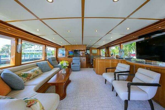 Hatteras 70 Cockpit Yacht For Sale