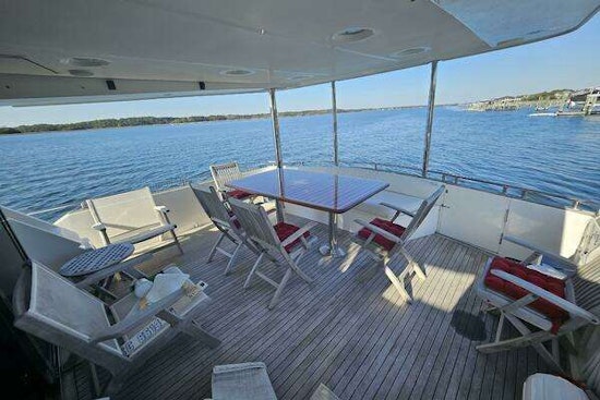 Johnson Flybridge Yacht For Sale