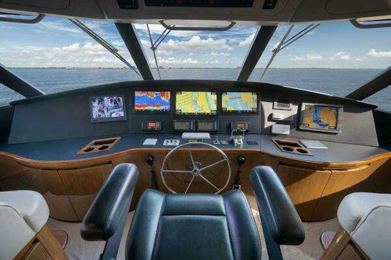 Viking 76 Enclosed Bridge Yacht For Sale