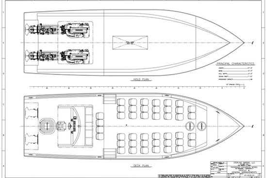 Custom 50 x 15 49 PAX Yacht For Sale
