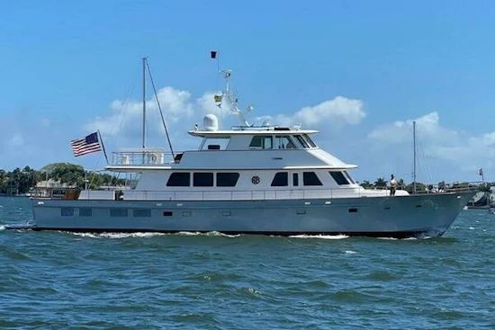 New England Boatworks Enclosed Raised Pilothouse Yacht For Sale