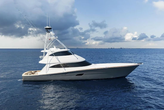 Viking 82 Enclosed Bridge Yacht For Sale