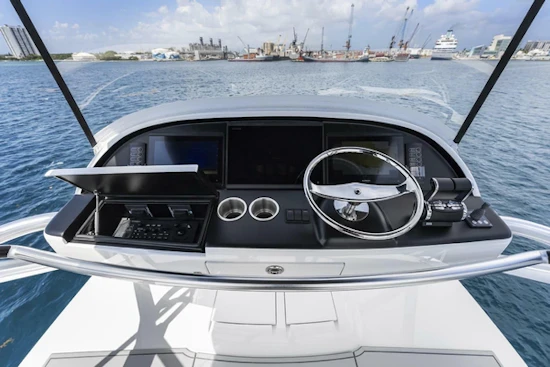 Viking 82 Enclosed Bridge Yacht For Sale