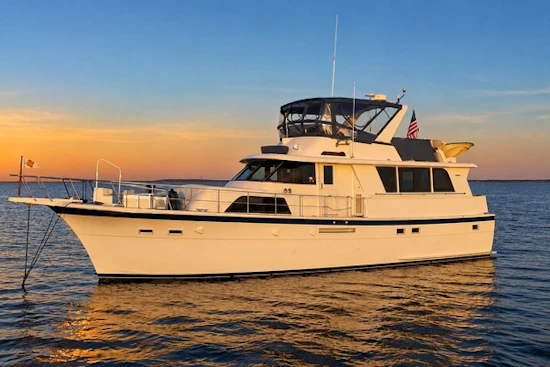 Hatteras 53 Extended Deckhouse Yacht For Sale