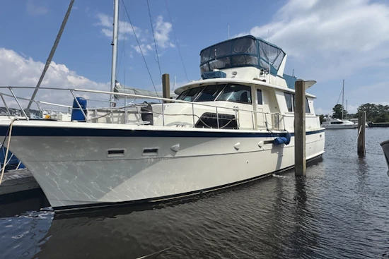 Hatteras 53 Extended Deckhouse Yacht For Sale