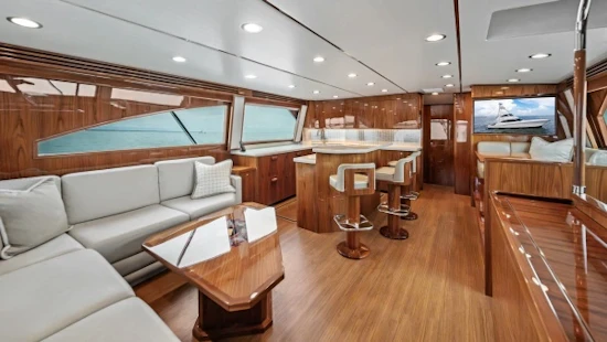 Viking 72 Enclosed Bridge Yacht For Sale