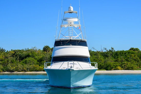 Viking 74 Enclosed Bridge Yacht For Sale