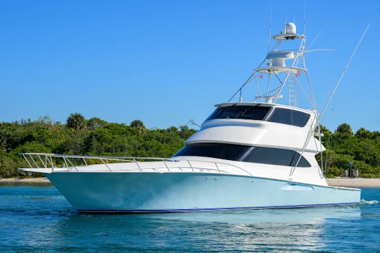 Viking 74 Enclosed Bridge Yacht For Sale